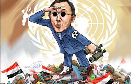 الدور الاممی فی توقیف العدوان