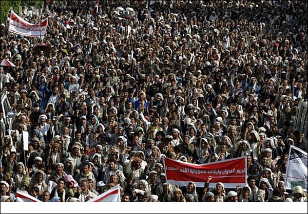 Yemenis Rally Against Saudi-Led Aggression 