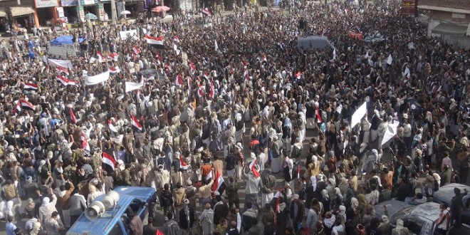 Yemenis Rally Against Saudi-Led Aggression 