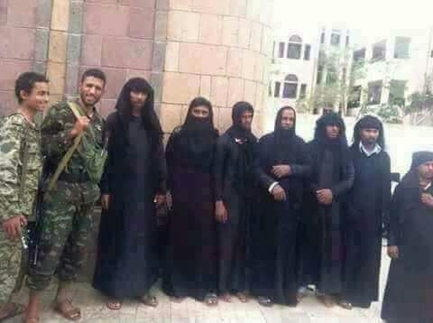 إرهابيون من جيش الفتح يتنكرون بالنقاب الاسلامي خوفا من الوقوع بقبضة الجيش السوري