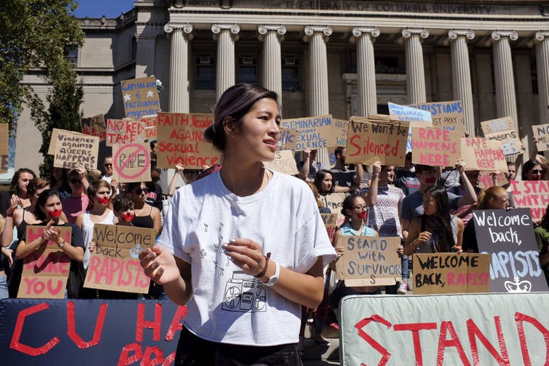 تظاهرة في جامهة هارفارد رفضاً للتحرش