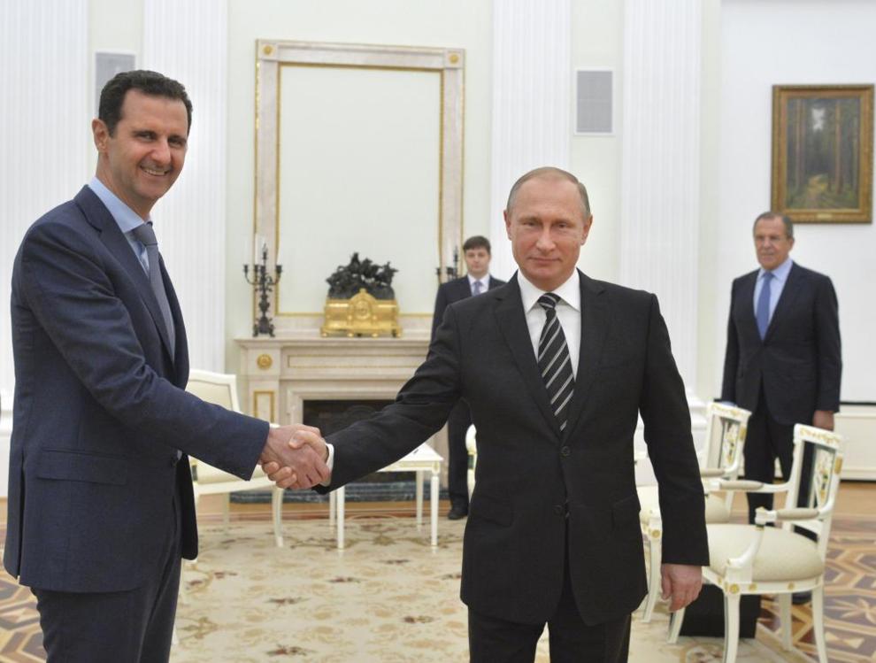 Bashar al-Asad se reúne con su homólogo ruso en Moscú