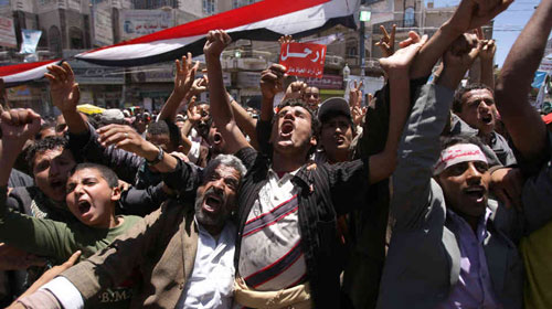 Peaceful Protests in Blood