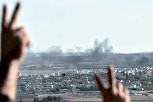 ISIS Terrorists withdraw from the Kobani