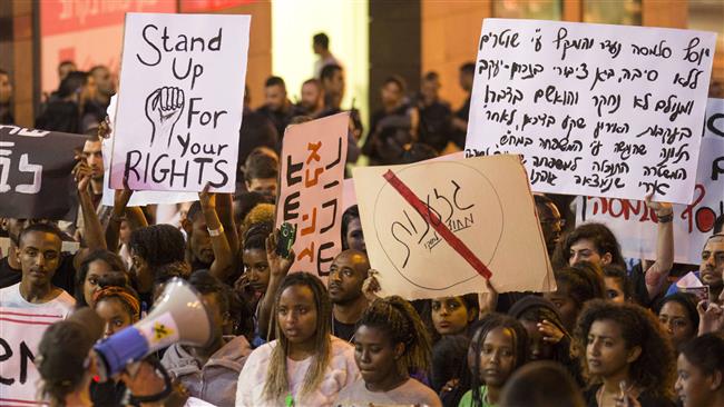 Ethiopians Jews Protest Israeli Regime&#39;s Racial Mistreatment 