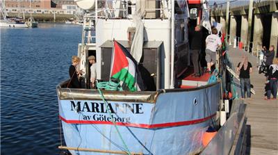 Israeli Regime Intercepts Gaza-Bound Freedom Coalition Flotilla's Ship