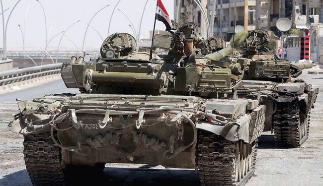 الجيش السوري يقترب من اعلان الحكسة مدينة أمنة، ويواصل تقدمه لتحرير مدينة تدمر الأثرية