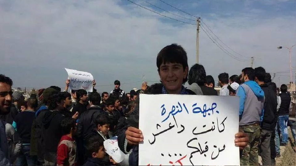 مظاهرات عارمة في ريف حلب وادلب، شمال سوريا تطالب بطرد "جبهة النصرة"