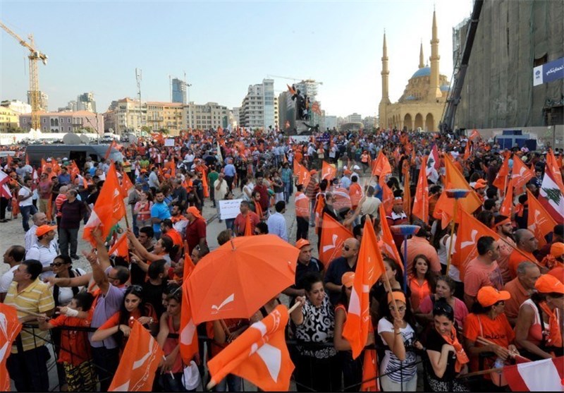 تظاهرات التيار الوطني الحر وسط بيروت.. عون يضع بعبدا نصب عينيه