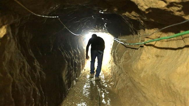 Egypt Pleases Israeli Regime by Flooding Gaza Smuggling Tunnels 