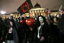 Calls for Revolution in London Anti-Capitalist Demonstration