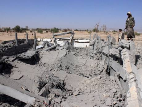 Saudi Regime Warplanes Bomb Water Facility in Sada Yemen