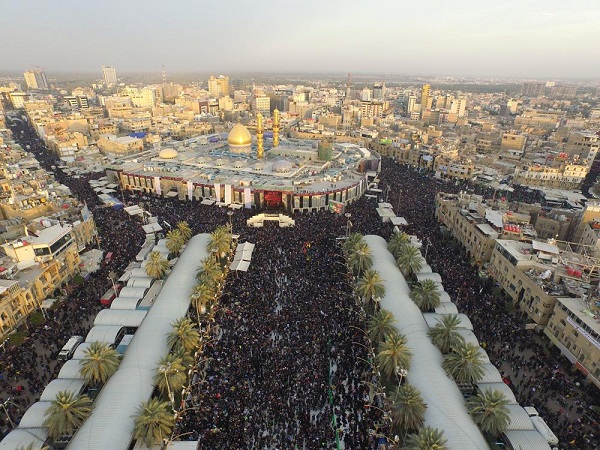 كربلاء المقدسة تشهد أكبر تجمع ديني في العالم بمناسبة ذكرى اربعينية الامام الحسين (ع)