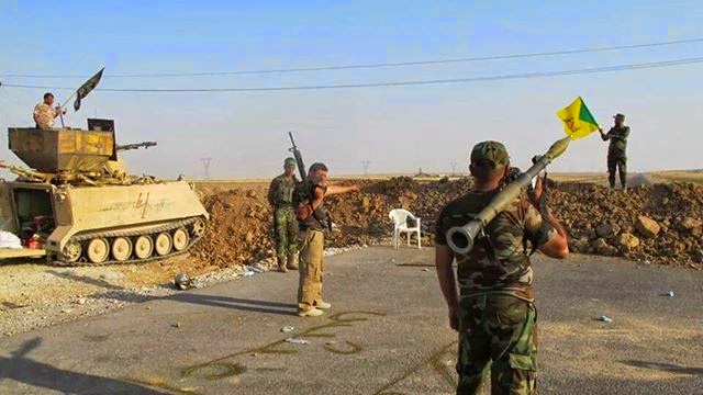 حزب الله العراق يقصف معسكر القوات التركية في بعشيقة شمال الموصل
