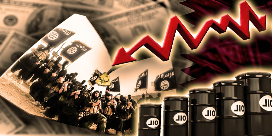 انعكاسات تهاوي أسعار النفط على الإقتصاد القطري