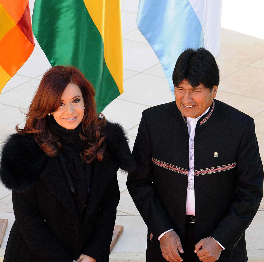 Morales se reúne con Cristina Fernández y Daniel Scioli
