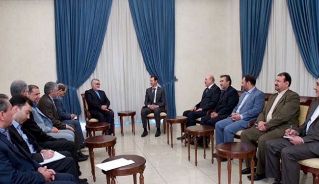 الأسد في لقاء بروجردي: نشكر إيران علي دعم الشعب السوري ونؤكد علي صمود السوريين في وجه الارهاب  