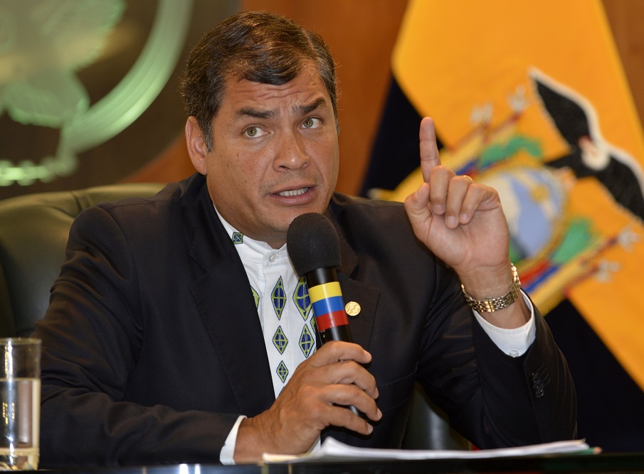 Correa revela planes de oposición para crear desestabilizaciones