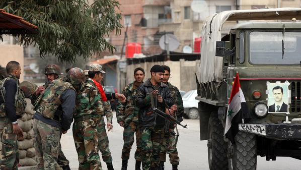 القوات السوریة تضیق الخناق علی الجماعات الارهابیة وتحبط محاولاتها لزعزعة الاستقرار فی العاصمة