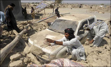 پاکستان، زلزلے کے فوری بعد امدادی کارروائیاں شروع 