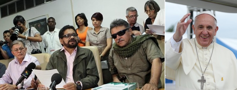 Las FARC aspiran a reunirse con el papa Francisco durante su visita a Cuba 