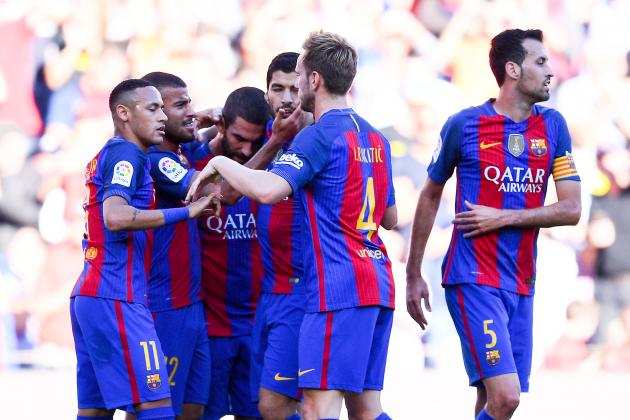 نيمار يقود برشلونة لسحق ديبورتيفو