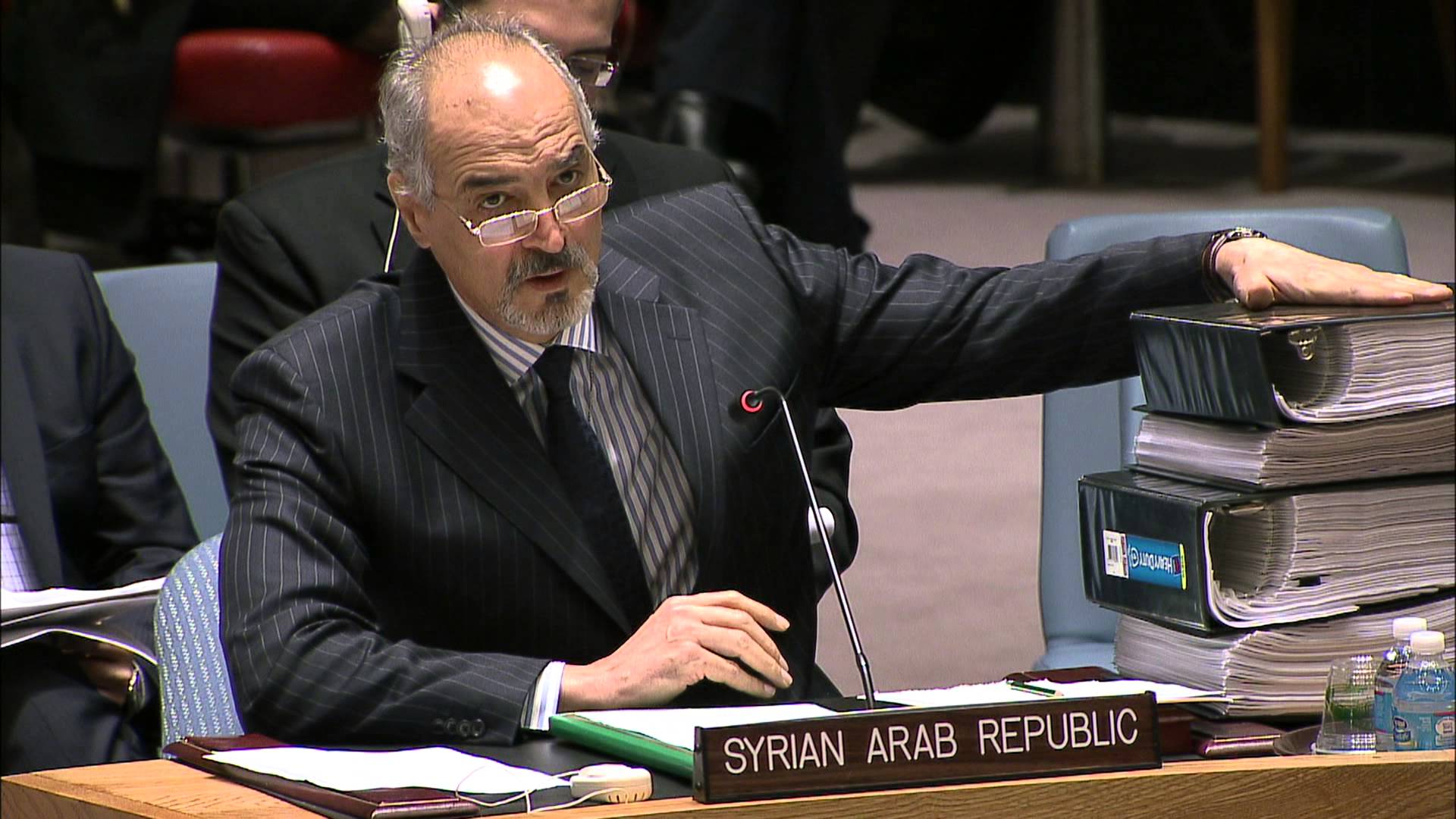 بشار الجعفري: من يتآمر على سوريا لن يصل الى بر الأمان