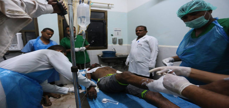 یمن، سعودی جنگی طیاروں کے حملے میں 46 عام شہری جاں بحق+تصاویر