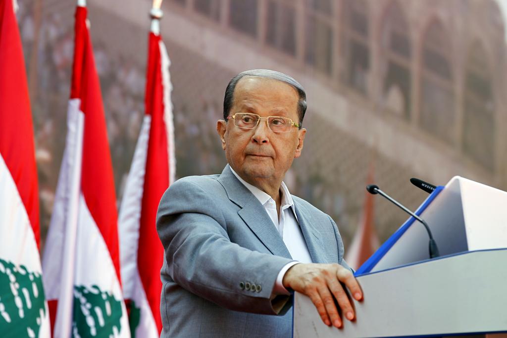 Michel Aoun fue elegido como presidente de EL Líbano
