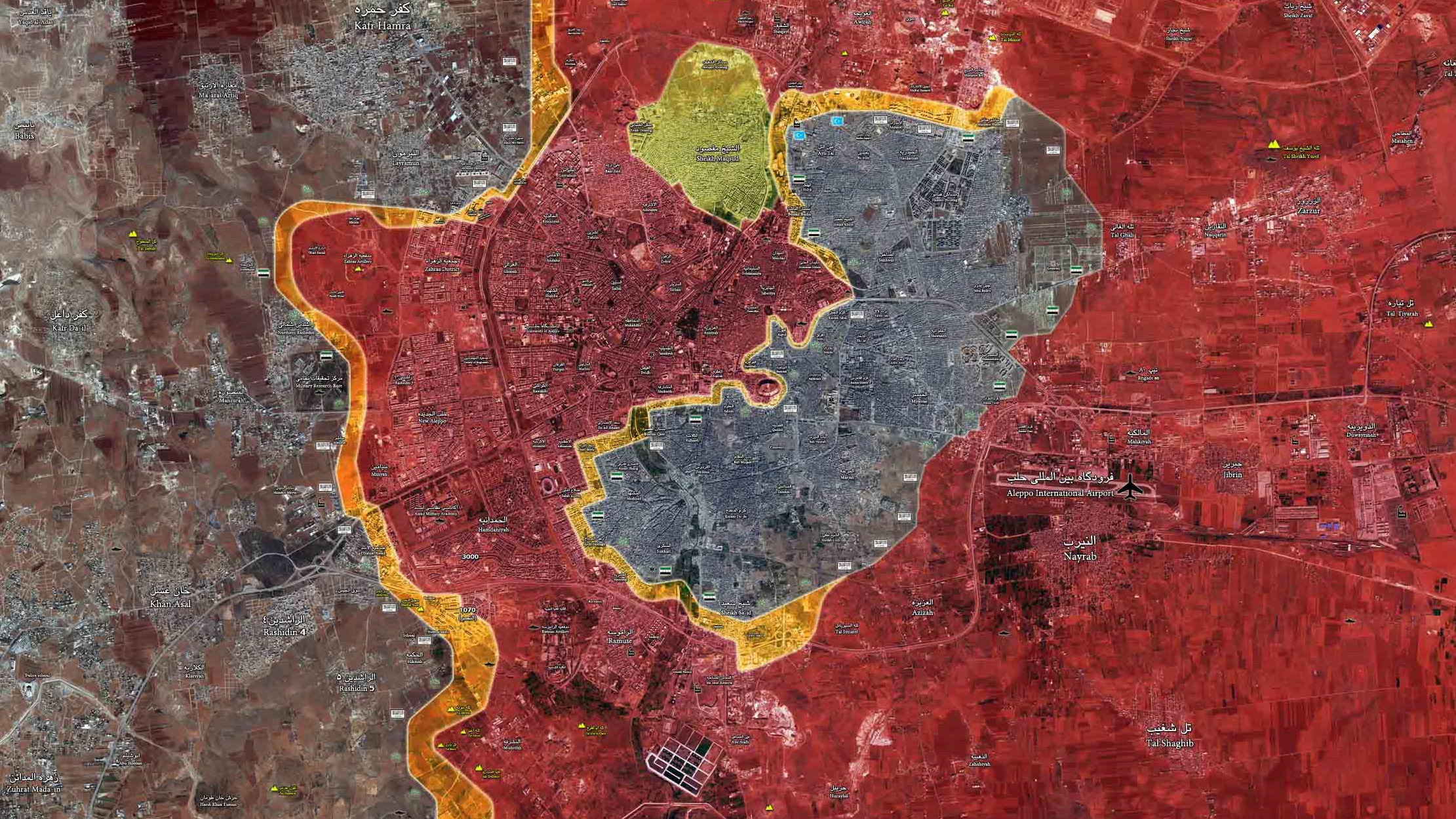 بالخريطة المفصلة الجيش السوري يشنّ هجوماً معاكساً غرب حلب ويسترجع أغلب المناطق التي خسرها