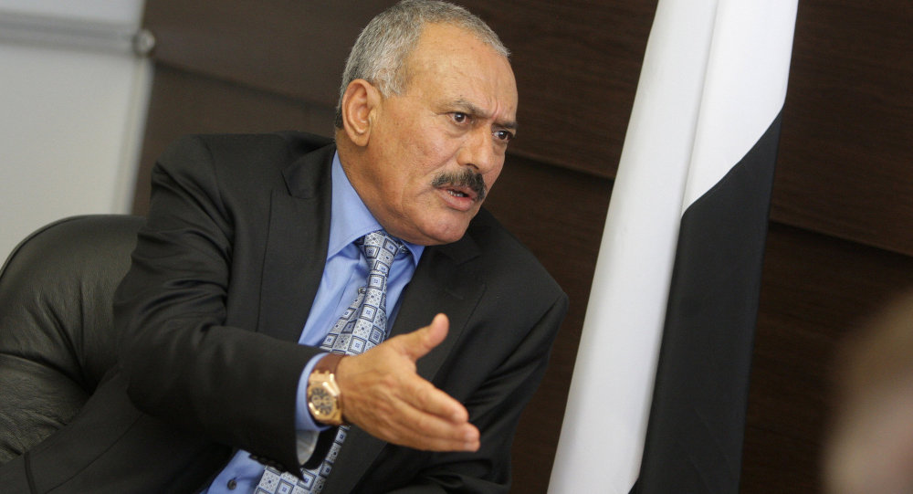 صالح يدعو للاستنفار للرد على جرائم العدوان السعودي