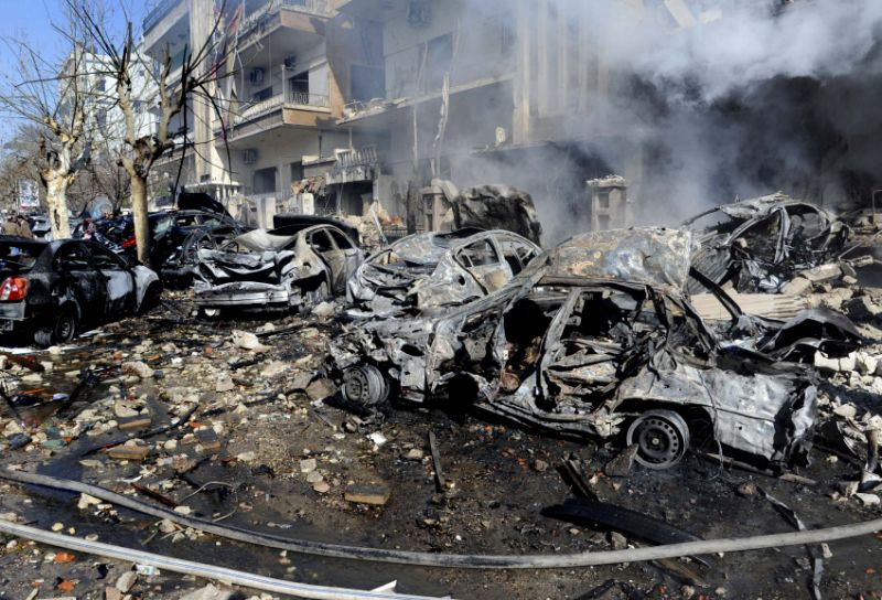 Bomb Explosion Kills 12 Syrian near Aleppo