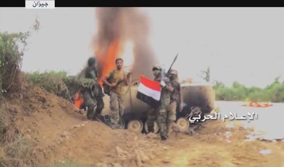بالصور..القوات اليمنية المشتركة تتوغل في جيزان وتكبد الجيش السعودي خسائر فادحة
