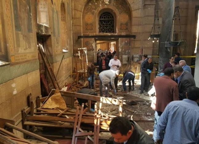 ادانات دولية واسعة للتفجير الارهابي الذي استهدف الكنيسة البطرسية في القاهرة