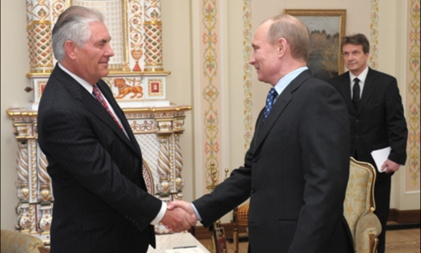 Trump to Install Putin Friend as Secretary of State