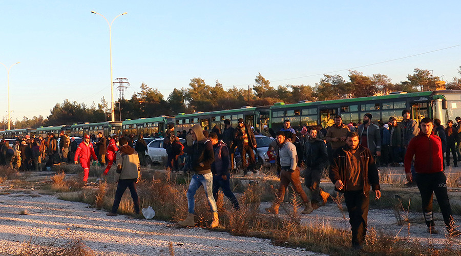 3500 Militants Leave Aleppo