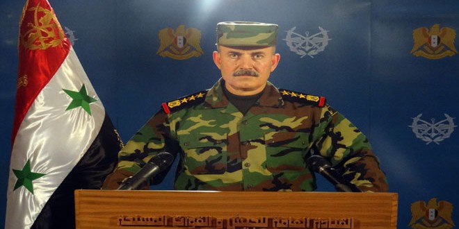 Syrian Army Destroy 1661 Terrorist Targets in 25 Days