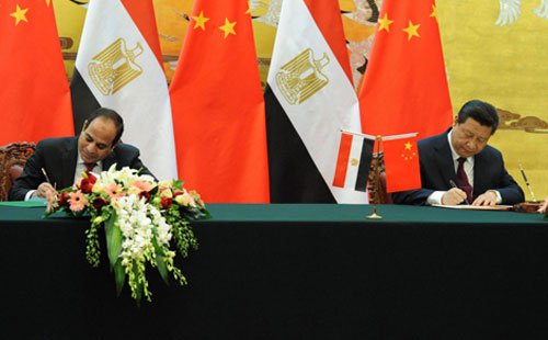 الرئيس الصيني في مصر، والاقتصاد والتجارة محور المباحثات