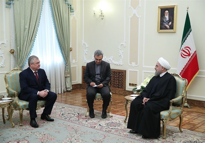 الرئيس روحاني: تعاون طهران وموسكو في سوريا سيستمر حتى اجتثاث الارهاب وارساء السلام