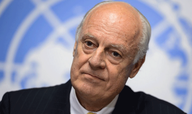 دي ميستورا: الجولة الجديدة من المفاوضات السورية ستنطلق يوم الجمعة