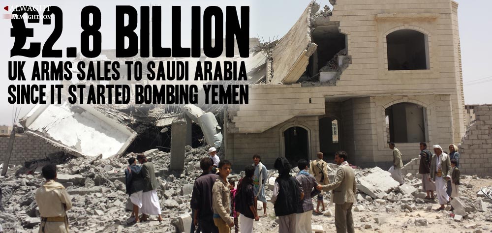 British Human Rights Double Standards, Selling Weapons to War Criminals