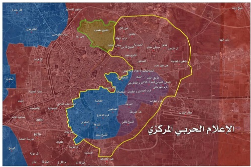 الجيش السوري يحرر 75بالمئة من أحياء حلب الشرقية