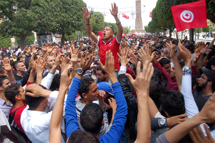 Tunisian Political Perspective during Split in "Call of Tunisia" Party, Youth Protests
