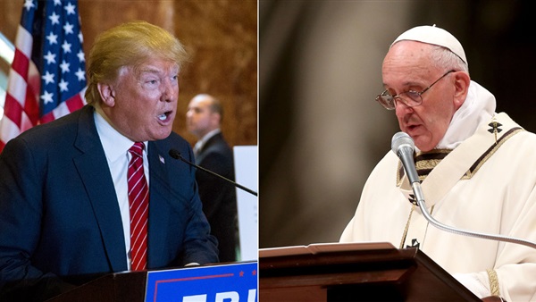 سجال حاد بين بابا الفاتيكان و دونالد ترامب