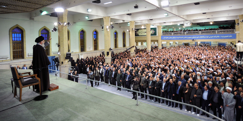 Iran Leader Warns of Infiltration on Eve of Parliamentary Election
