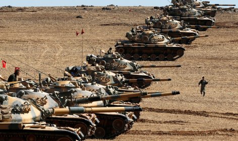 تركيا تحشد شمالاً لدخول الميدان السوري عسكرياً