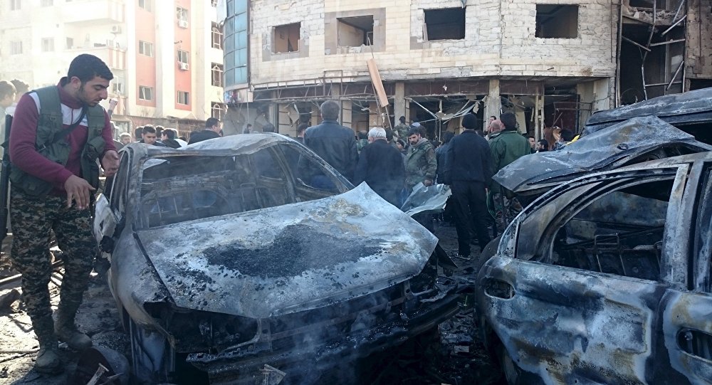 8 شهداء جرّاء تفجير سيارة مفخّخة في حي برزة شمال شرق دمشق