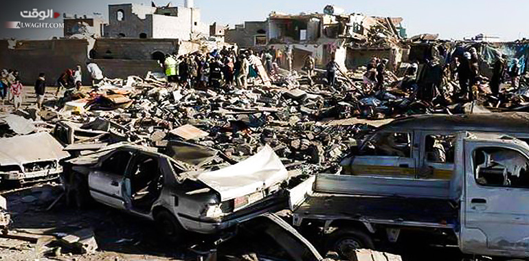 مجزرة"حجّة" الاكثر دموية منذ بدء العدوان على اليمن