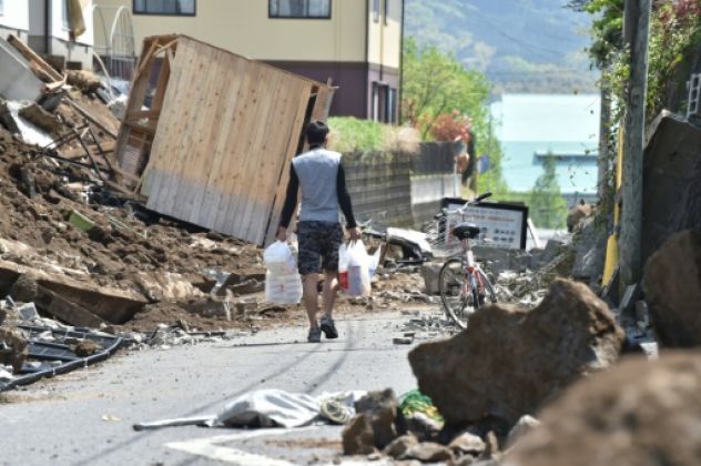 Second Devastating Quake Rocks Japan, Killing 19