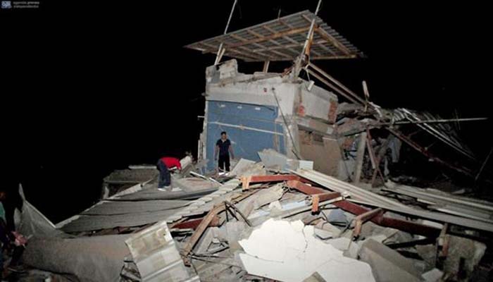 ایکواڈور شدید زلزلے میں 41 ہلاک